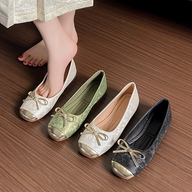 68512夏季新款浅口低跟玛丽珍鞋软底舒适小皮鞋