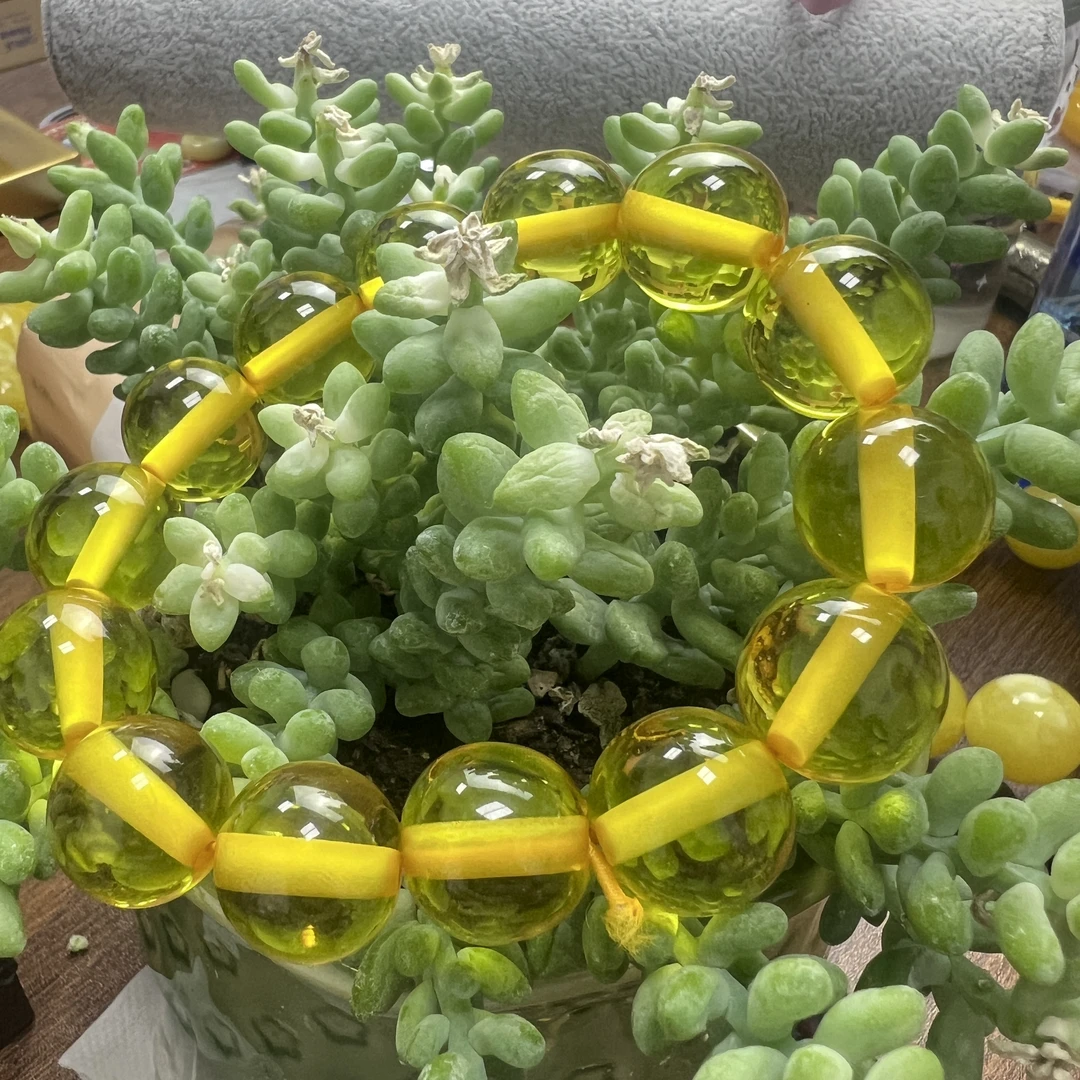 W079古巴金蜜16加手串