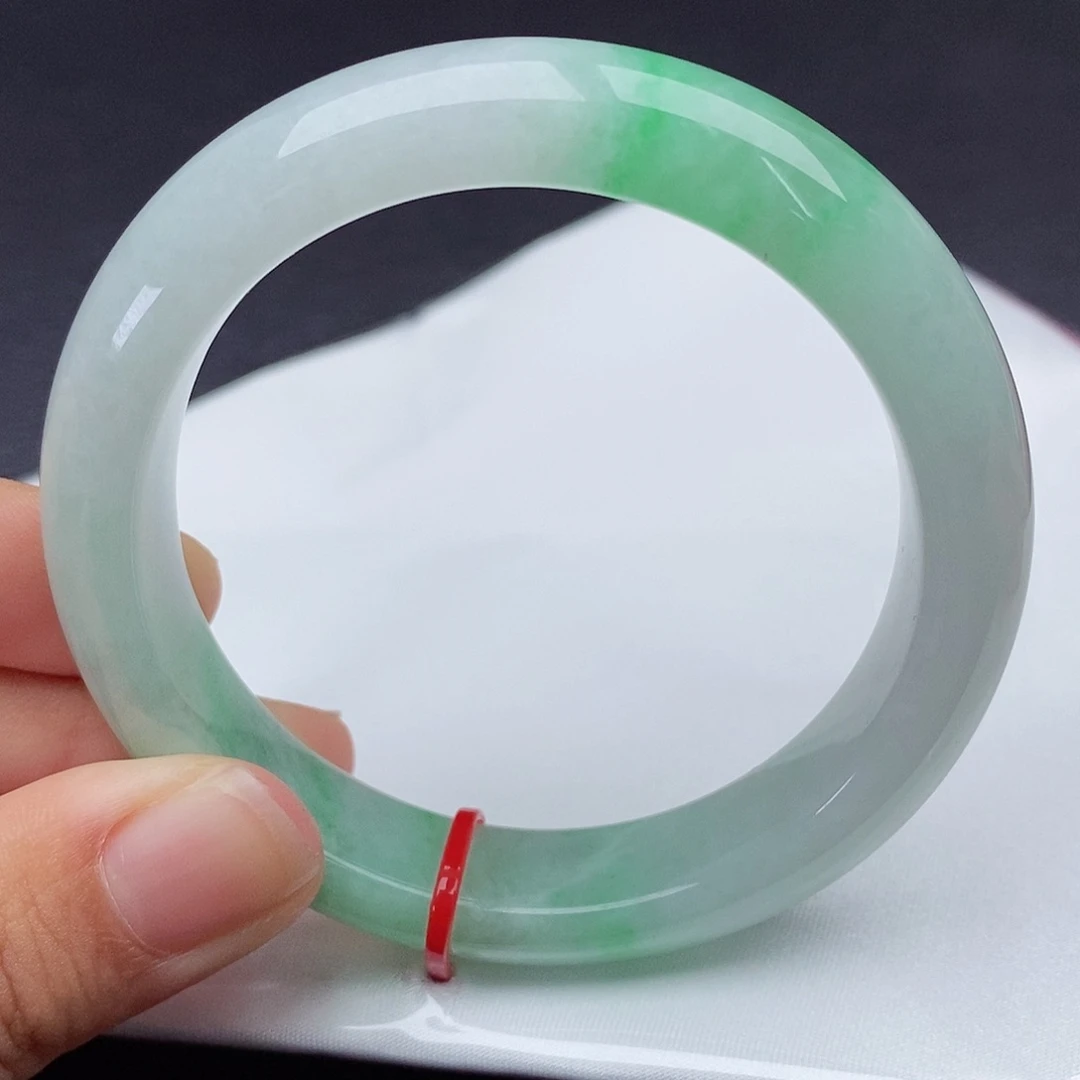 翡翠手镯未镶嵌53.6正圈 H60