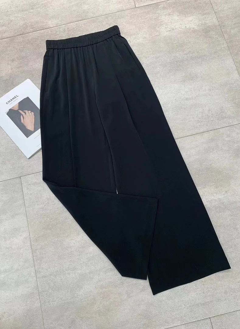 【雅祺YAQI】松紧腰阔腿裤