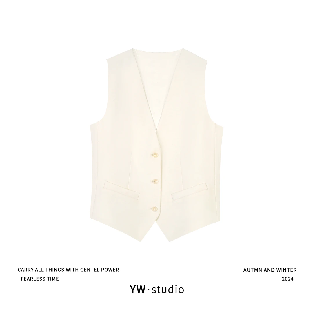 YUWEI/定制 时尚拼接马甲 CYPL2869