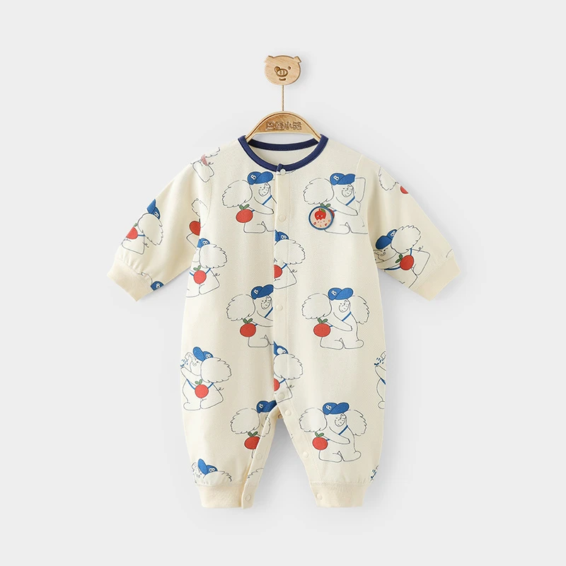 【长袖连体系列】婴儿连体衣服春秋初生新生儿哈衣爬服家居服宝宝