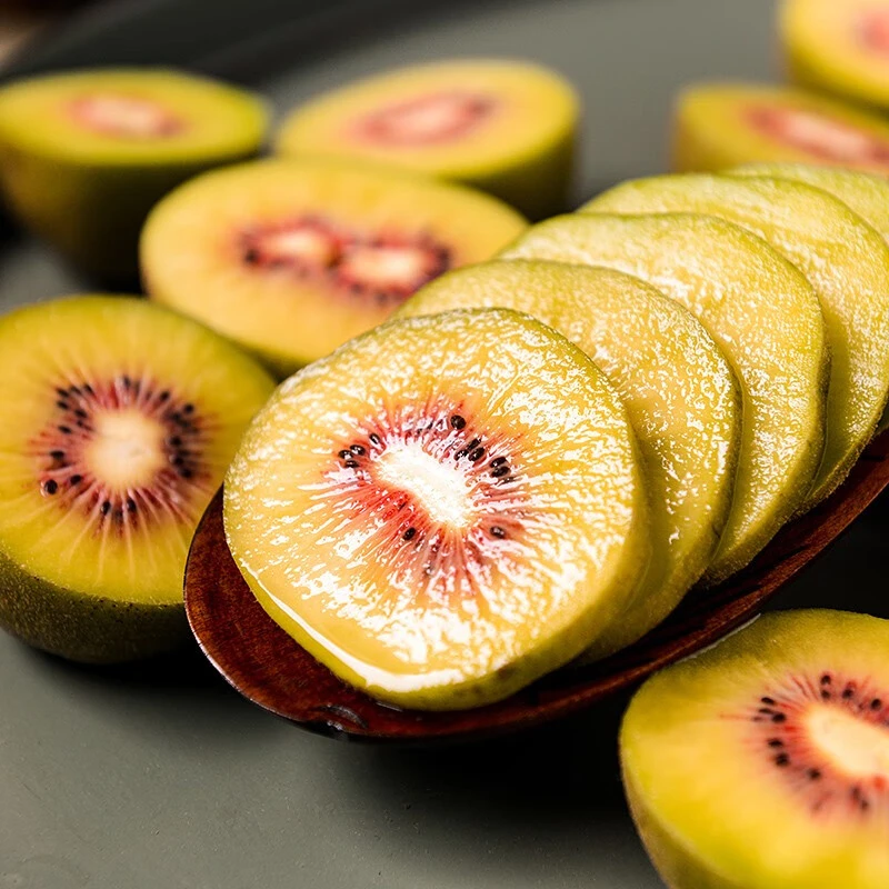 【展卉本心】四川绿肉/红肉红心猕猴桃10-20颗单果90g+W