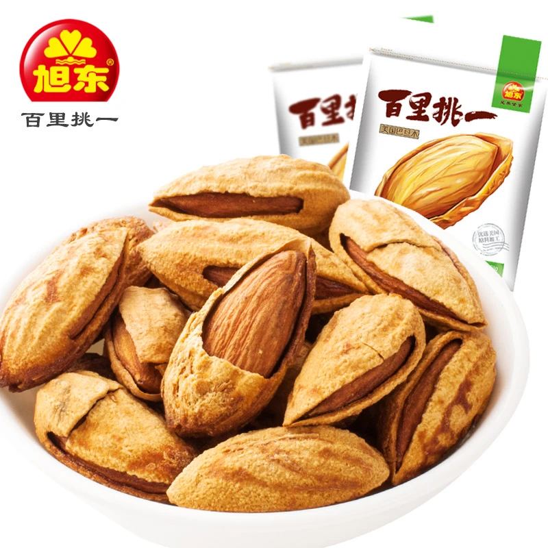 【坚果系列】旭东奶香味巴旦木坚果158g巴旦木杏仁零食坚果年货品质