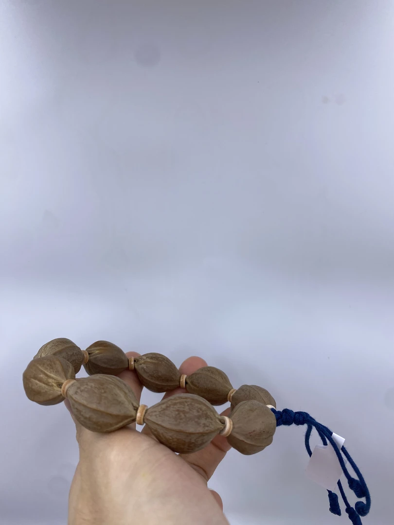 JIUYUE九月铁核    17*26三花鲨鱼背原生态梅林铁核橄榄核素串