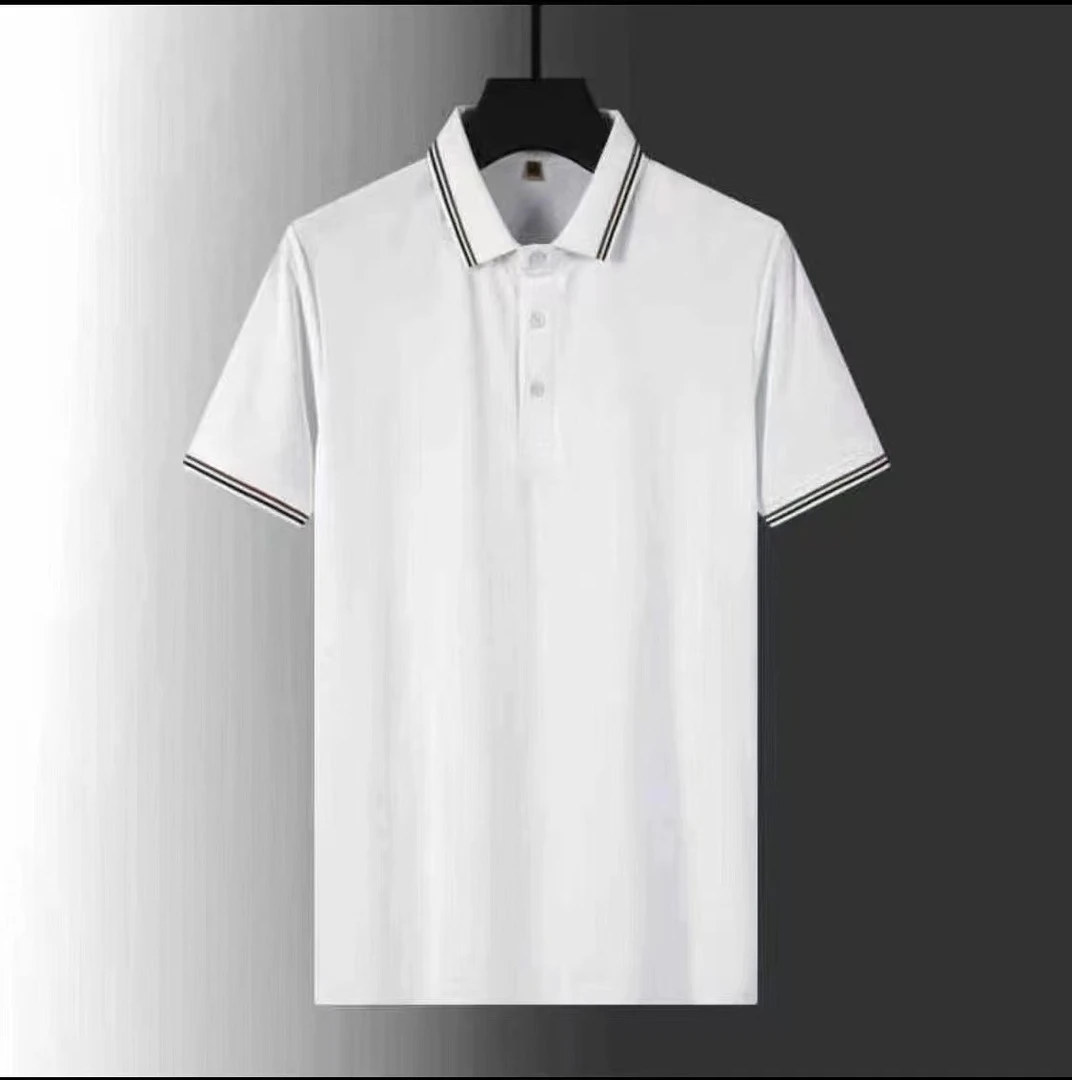 美丽姐男款螺纹口速干POLO衫