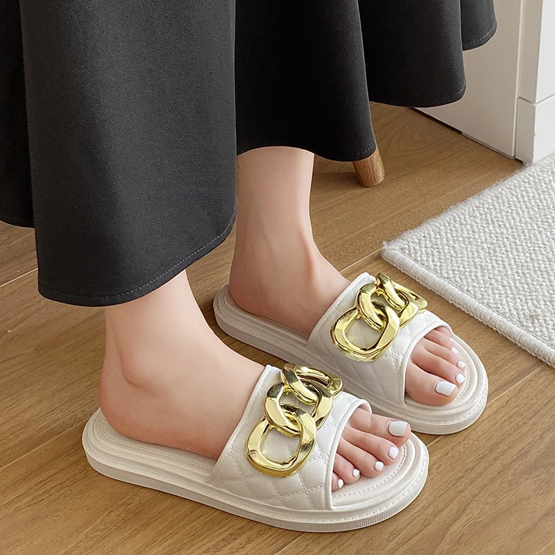 2025新款时尚韩版拖鞋夏季外穿百搭防滑耐磨轻便凉拖鞋女外穿夏