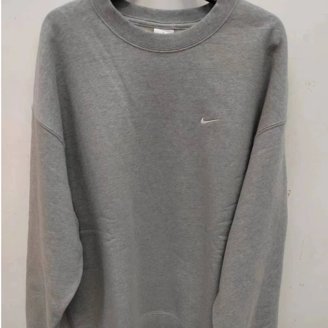 Nike/耐克加绒灰色圆领均码长袖百搭时尚休闲简约DX1362-063