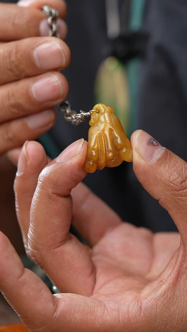 【闪购商品】翡翠配饰未镶嵌佛手