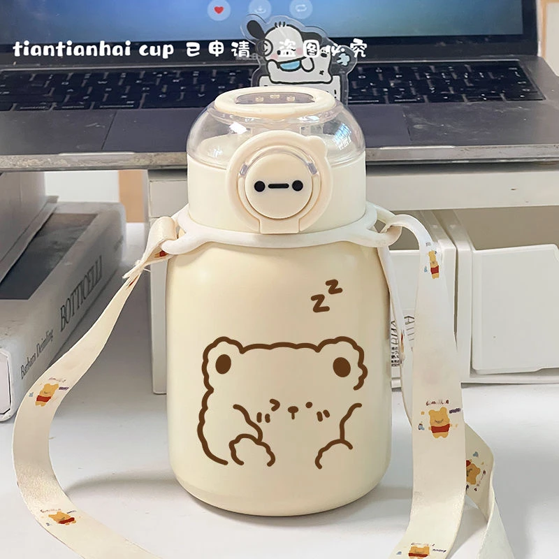 保温杯2025新款杯子ins简约小众高颜值316不锈钢食品级儿童水杯