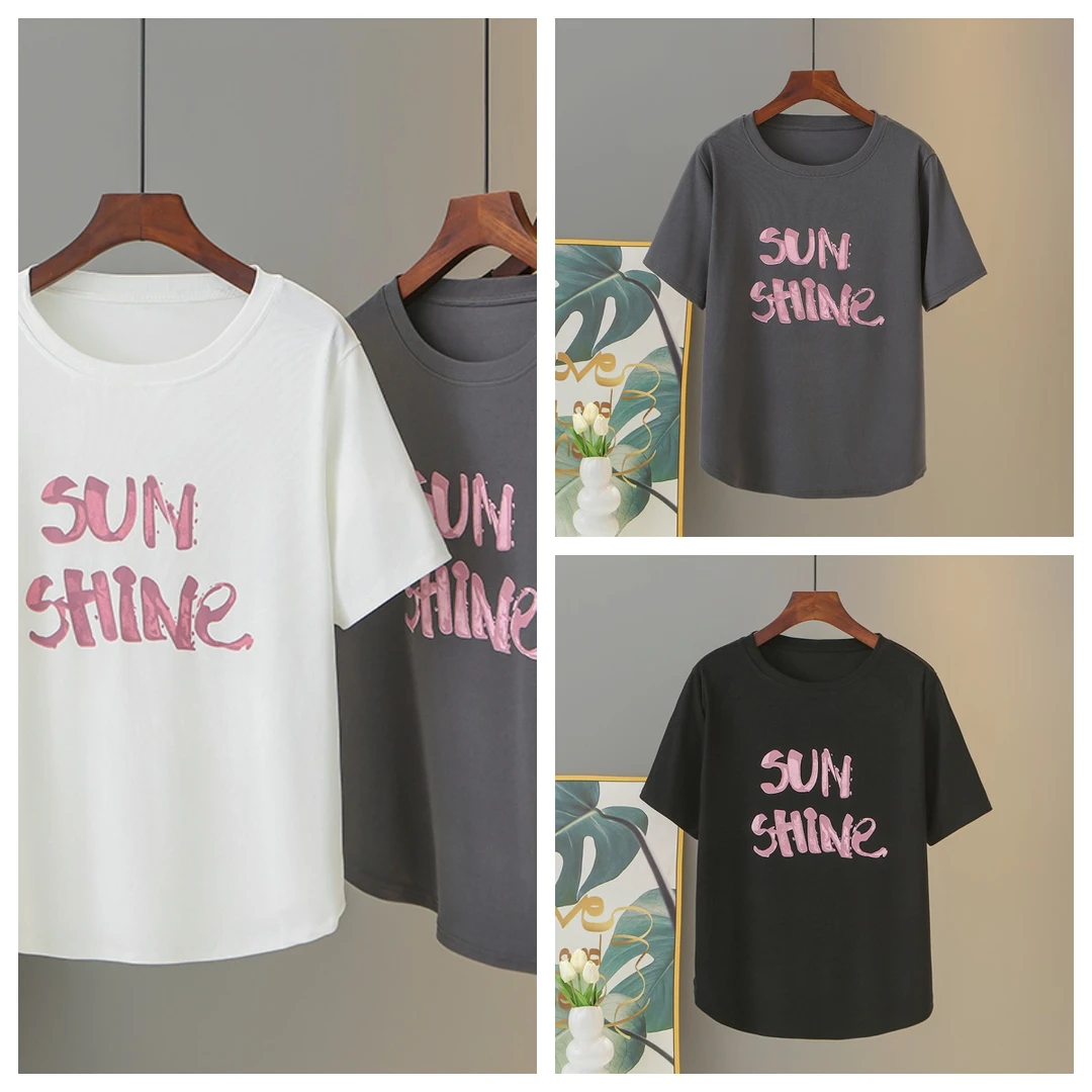 （优尼kou专属）2025夏季大码女装遮肉显瘦印花冰爽凉快宽松