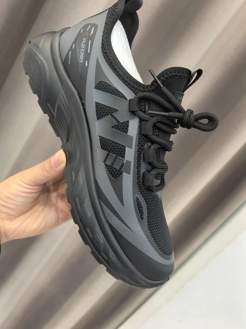 保罗·盖帝品牌58013款黑色百搭休闲鞋