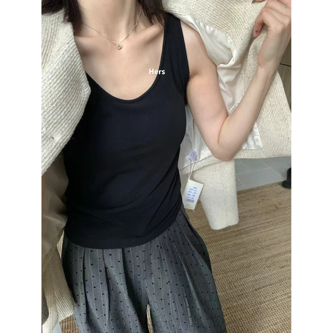 10102#基础百搭一体式（含胸垫）磨毛背心