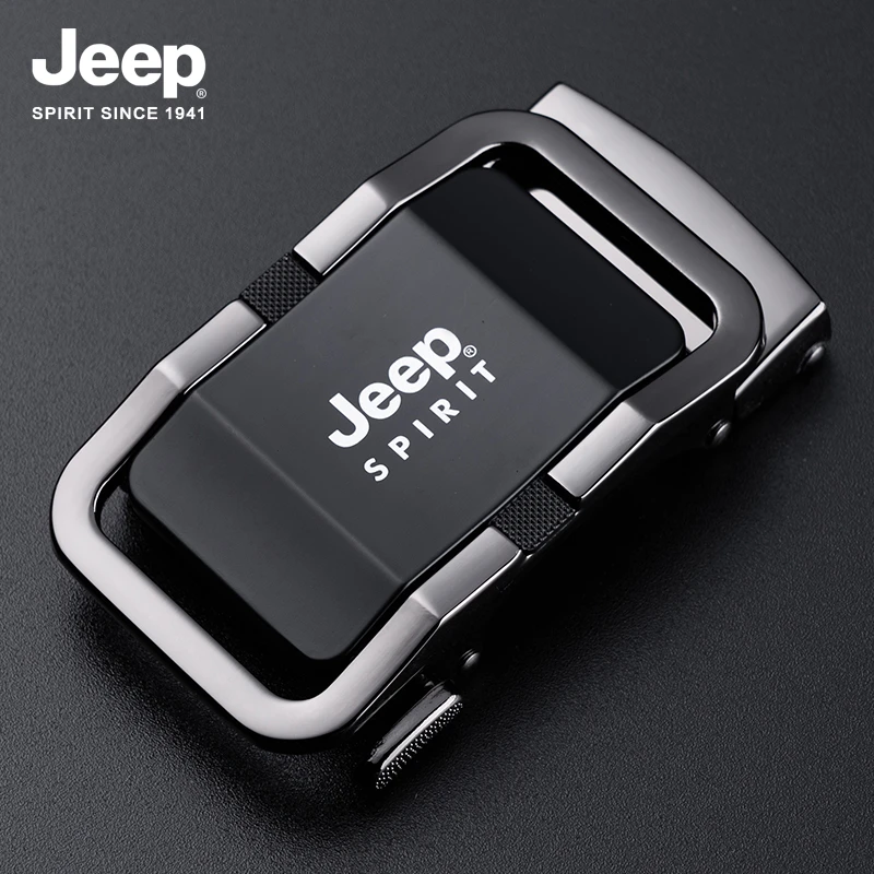 JEEP SPIRIT吉普专柜男士单皮带扣头时尚自动扣腰带扣商务裤带头