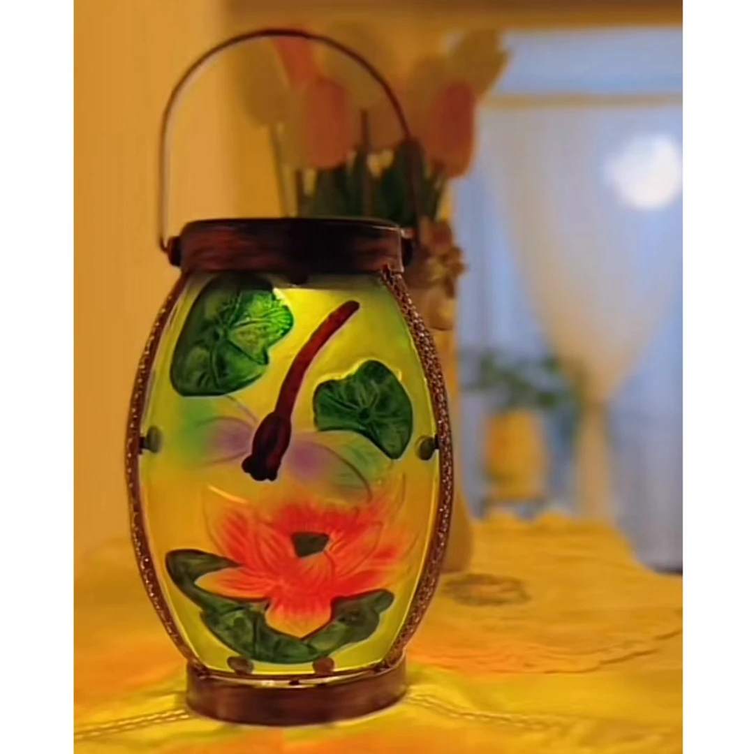 [清仓送赠品]蜻蜓灯太阳能家居园林灯饰玻璃灯可换配件N