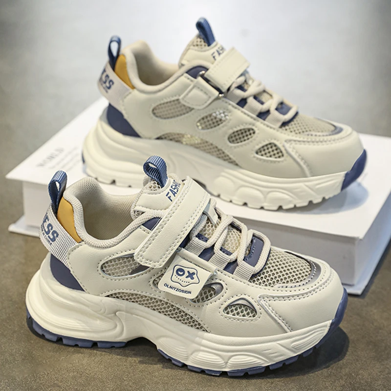 新品巴拉巴拉男童鞋2024秋季新款儿童防滑软底运动鞋中大童男孩透