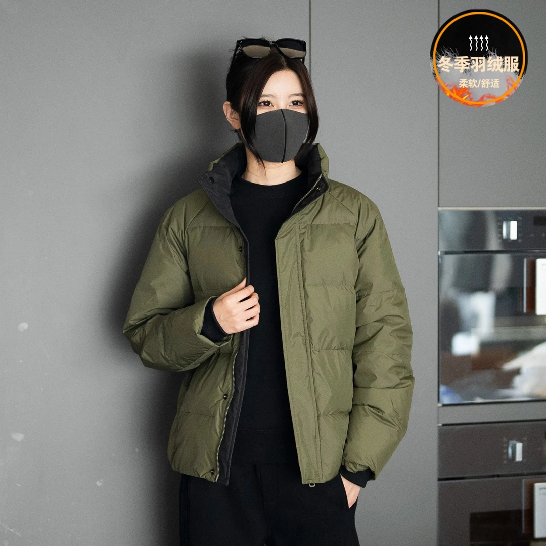 男士休闲款羽绒服冬季保暖加厚潮牌宽松上衣高级感男士衣服情侣款