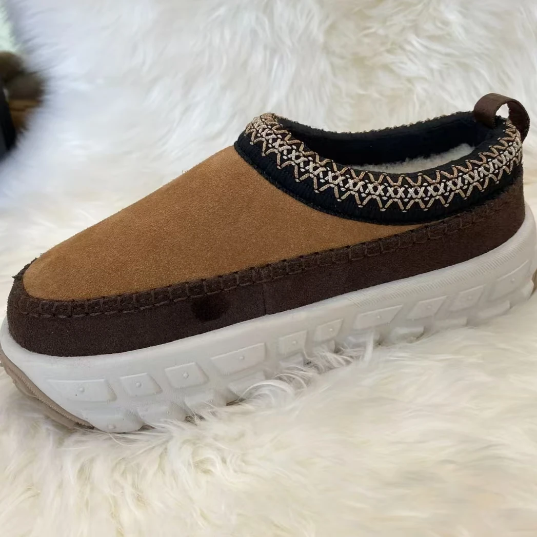 2024新款休闲厚底轮胎鞋爆款一脚蹬