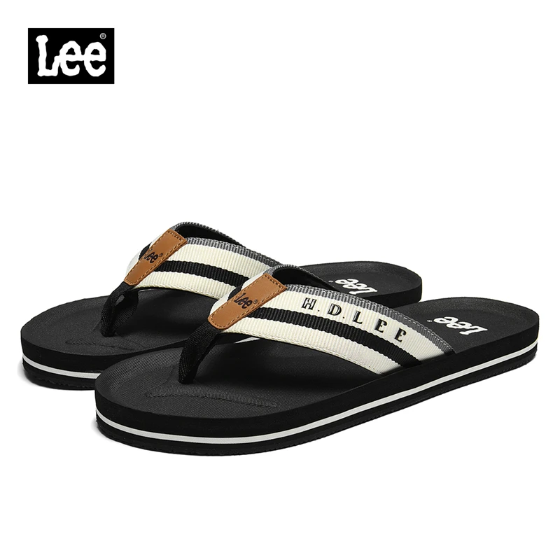 Lee拖鞋人字拖男士时尚休闲夏季外穿防滑沙滩拖鞋人字拖男士时尚