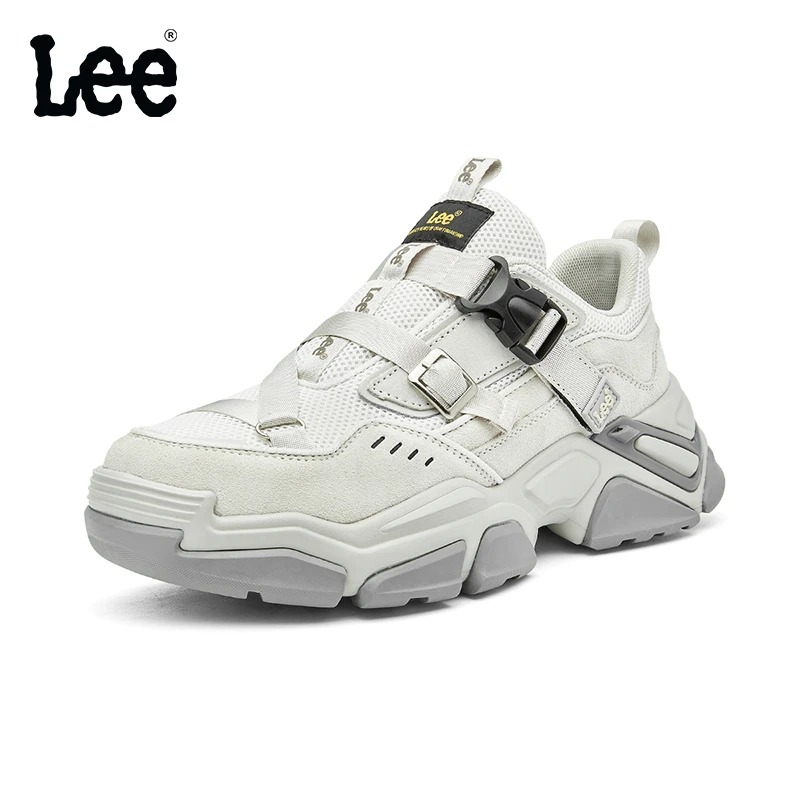 Lee2024男士新款ins潮厚底老爹鞋潮流轻便运动鞋休闲跑步鞋男士
