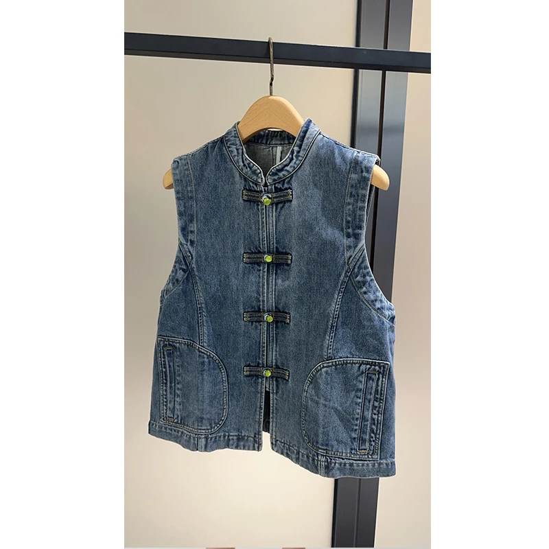 原单非市面货！牛仔马甲C379