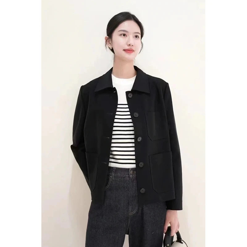 原厂孤品特价清！拍完则无！环保棉斜纹针织夹克外套G58