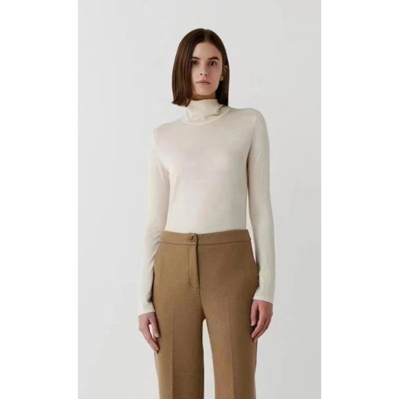 原厂孤品特价清！拍完则无！可机洗超细羊毛针织布高领打底衫C61