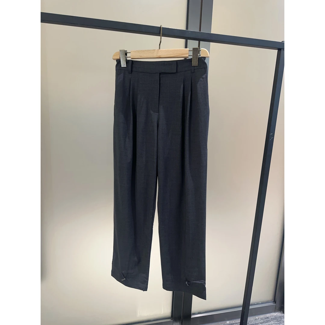 原厂孤品特价清！拍完则无！羊毛抽绳西装裤B50