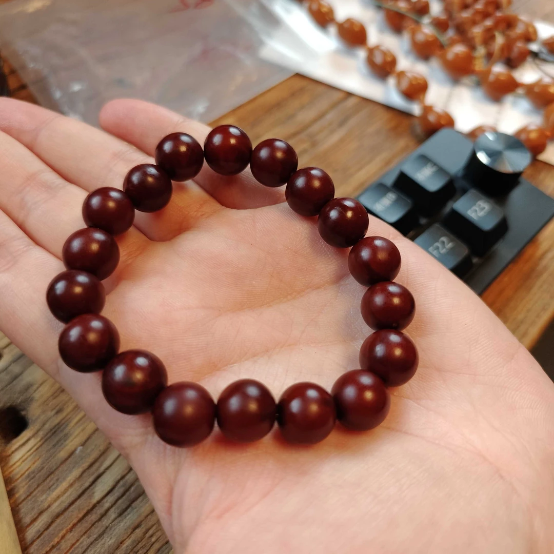 橄榄核手串小尺寸正圆光洙