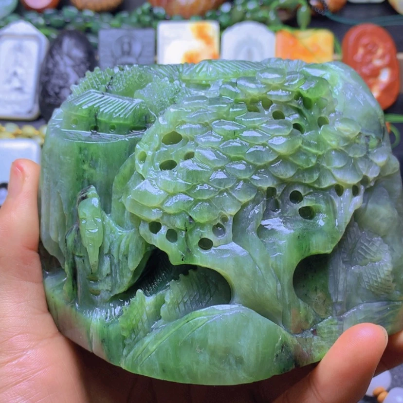 【闪购商品】和田玉颈饰未镶嵌枫***了