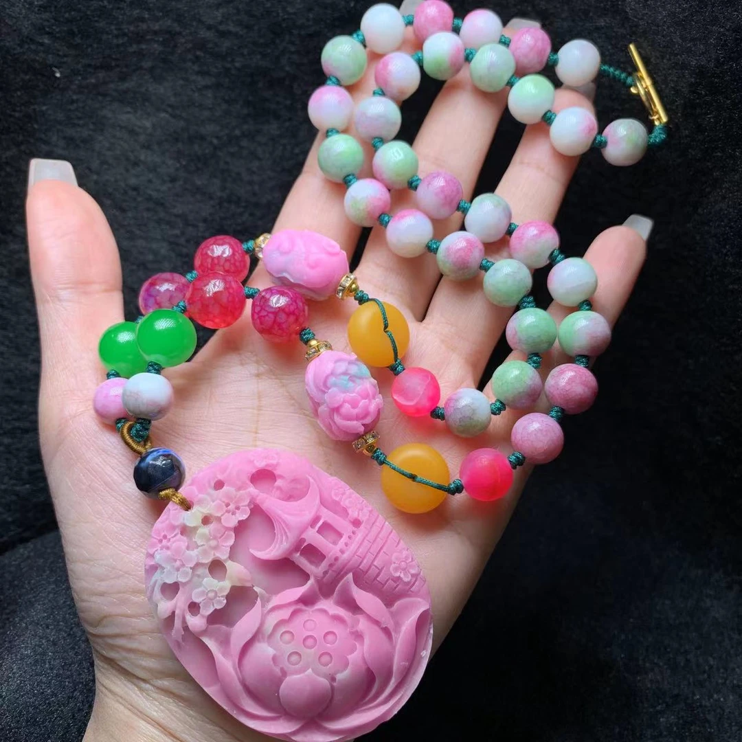 28 CY432 精美珠宝手把件【尺寸57*45*13mm】