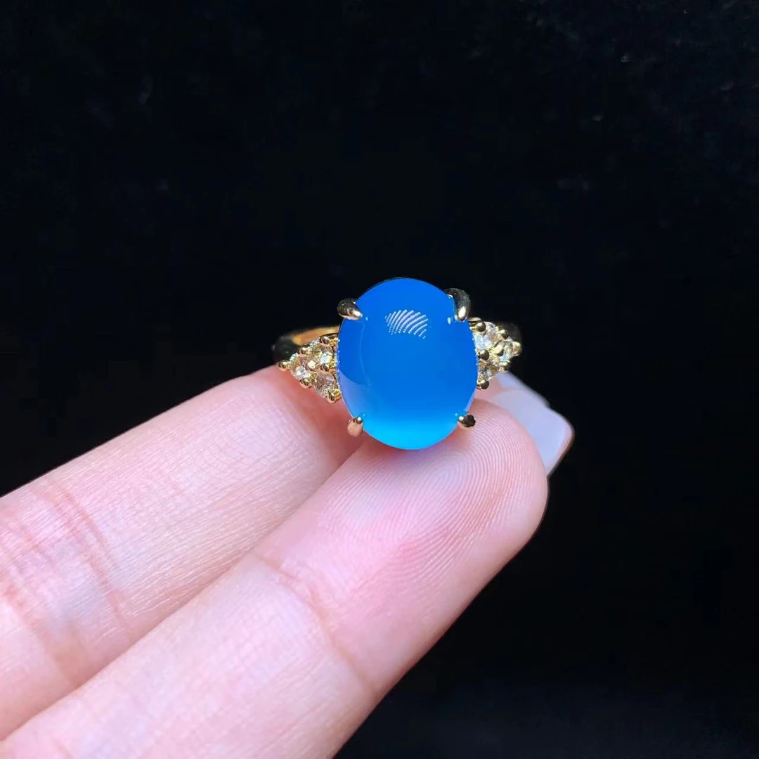 29 XX053 精美珠宝蛋面戒指【尺寸12*10mm】