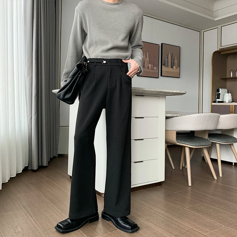 一轩轩轩【漫画腿】秋冬新款百搭男裤加厚休闲裤百搭显瘦直筒29111