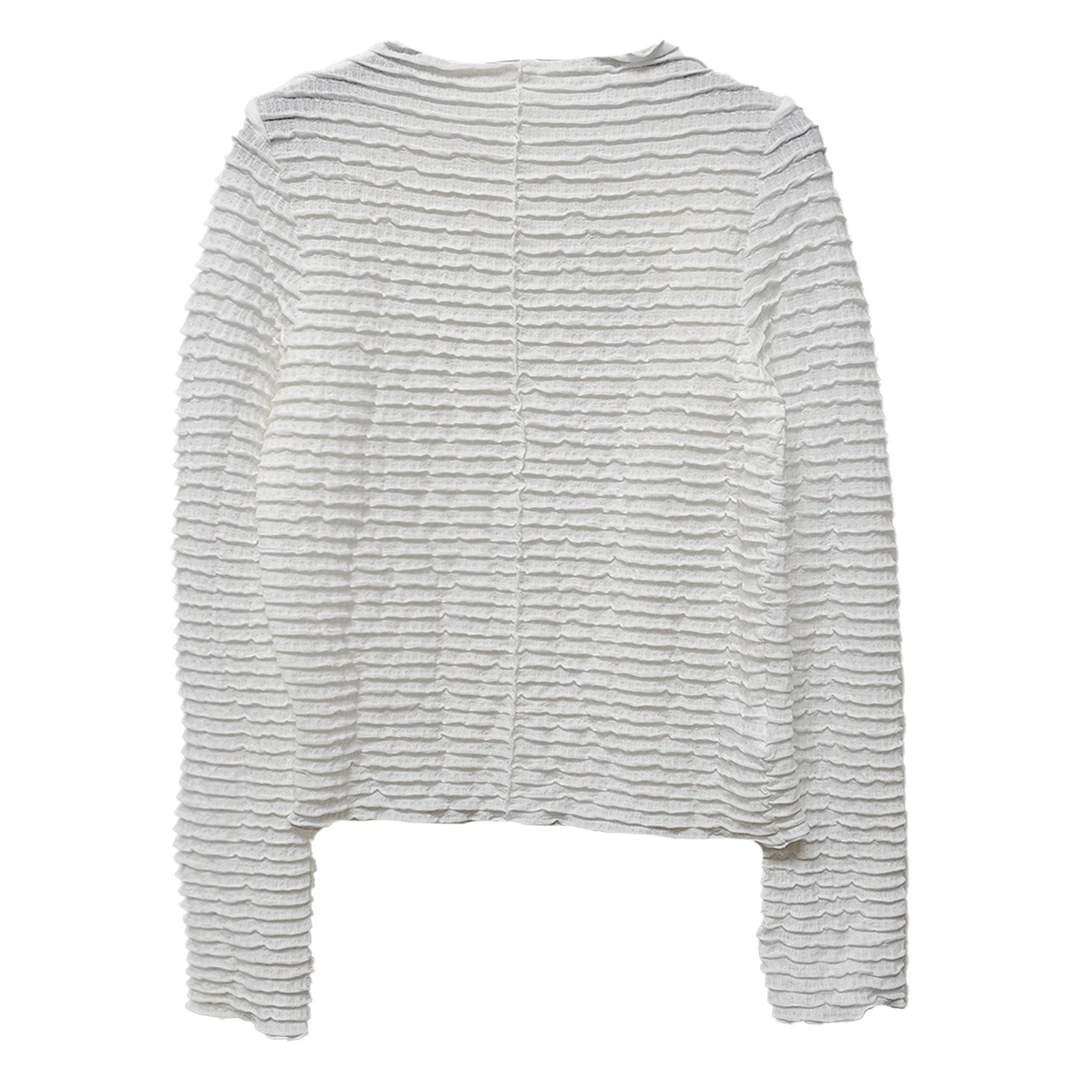 5021#长袖打底衫时尚百搭女士潮流休闲T恤套头秋季短款