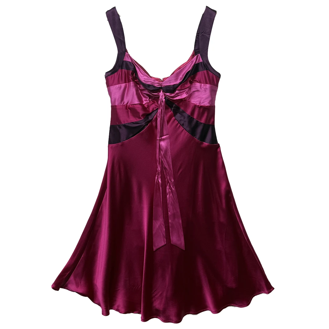 连衣裙舒适百搭休闲桑蚕丝#8586