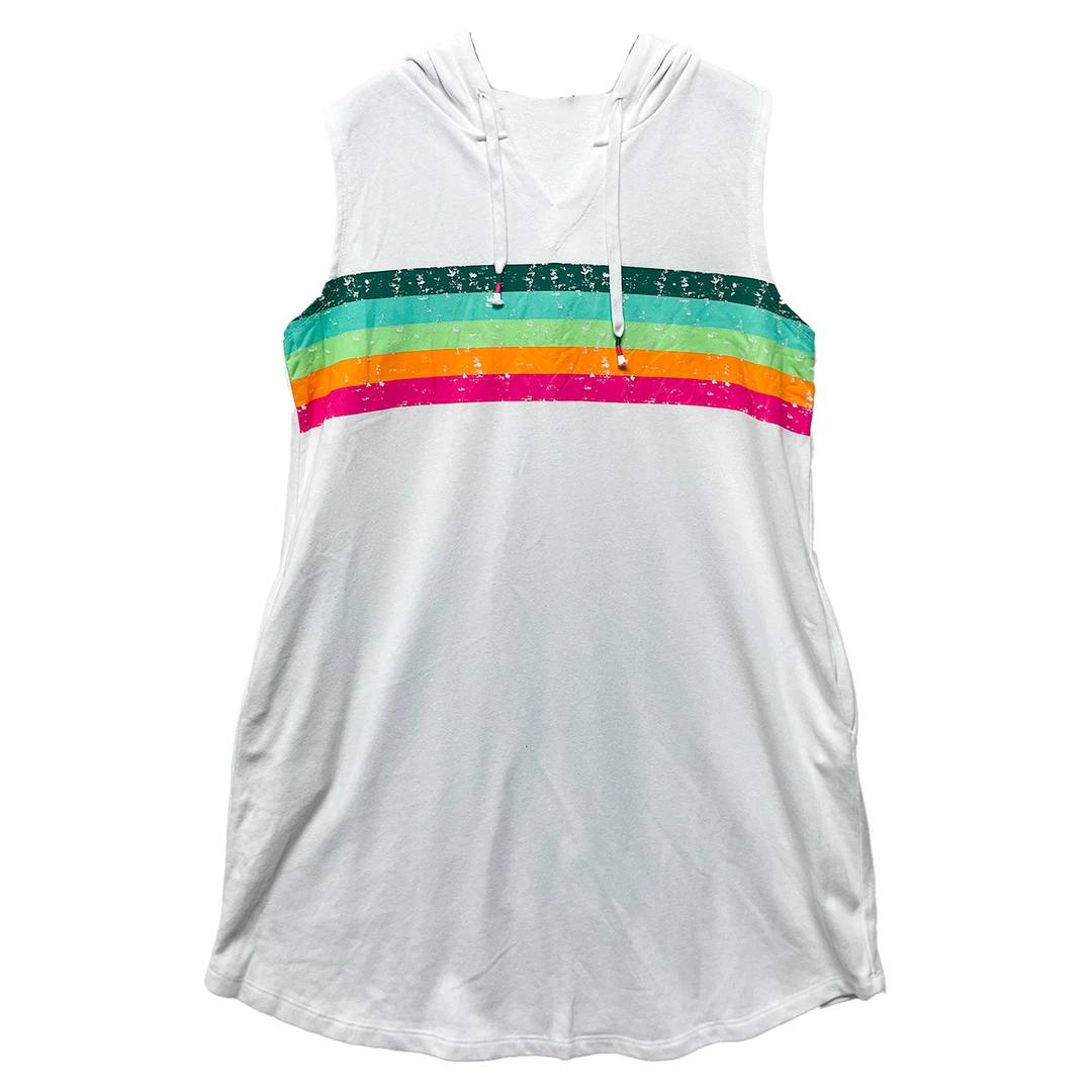 8792#无袖连帽衫T恤时尚百搭休闲夏季