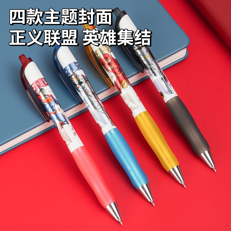 【12支按动笔】得力速干笔黑笔按动笔尖锥头学生舒适软笔握SA151
