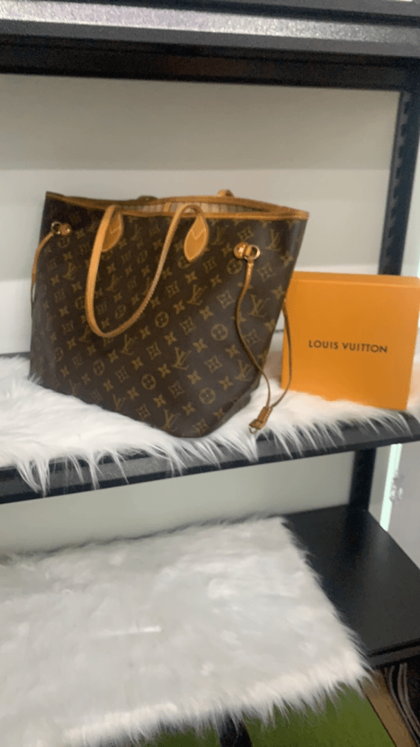95新 LouisVuitton/路易威登 【中仓精选】32*28*16老花nf9059611