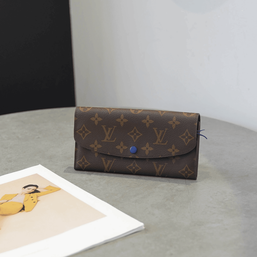95新 LouisVuitton/路易威登 大有/LV蓝豆豆钱包/H00882