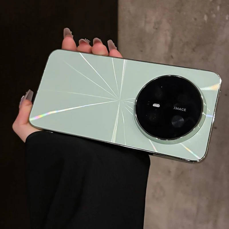 适用于华为mate70/proCD纹镭射电镀防滑条全包手机壳防摔70pro+