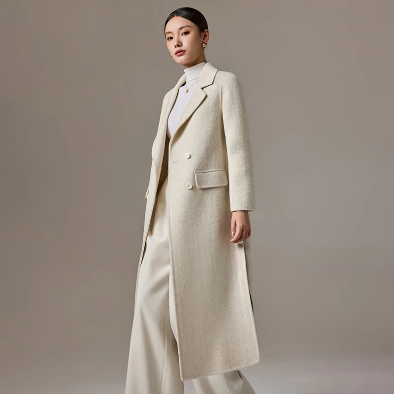 双面呢大衣100%绵羊毛高端大衣K3553