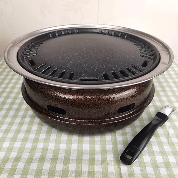 泊延木炭烧烤炉室内无碳烟家用商用碳室内围炉煮茶