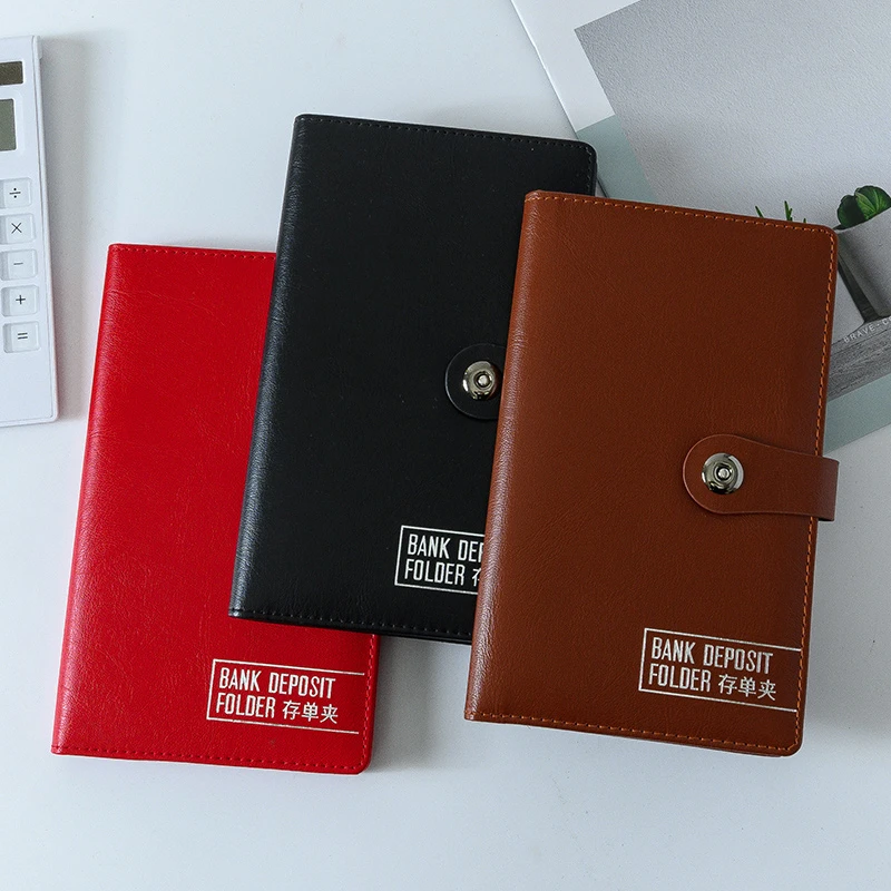 银行定期存款单收纳本包驾驶证件卡包票据夹单据收据汇票收集册