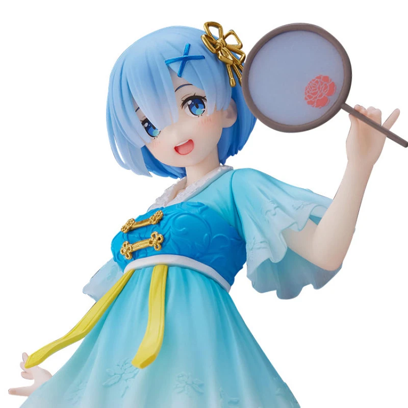 动漫手办模型玩具美少女手办 三色国风汉服蕾姆手办