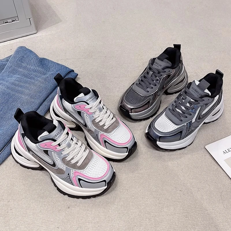 赵露思同款休闲老爹鞋女春季新款爆款小个子增高厚底百搭运动鞋潮