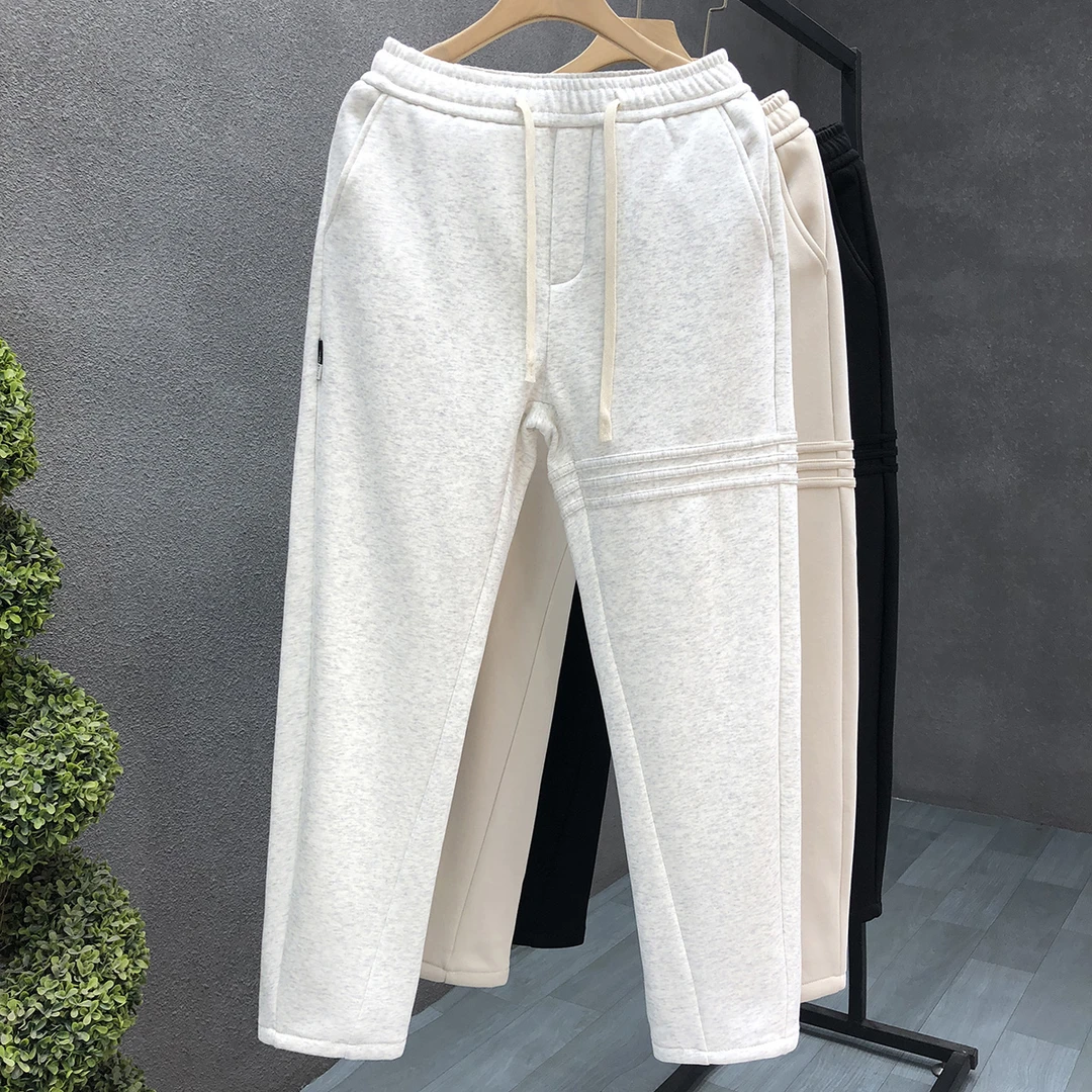 郎的高品质高街休闲裤男春秋款青年微宽松裤子2025春季新款直筒裤