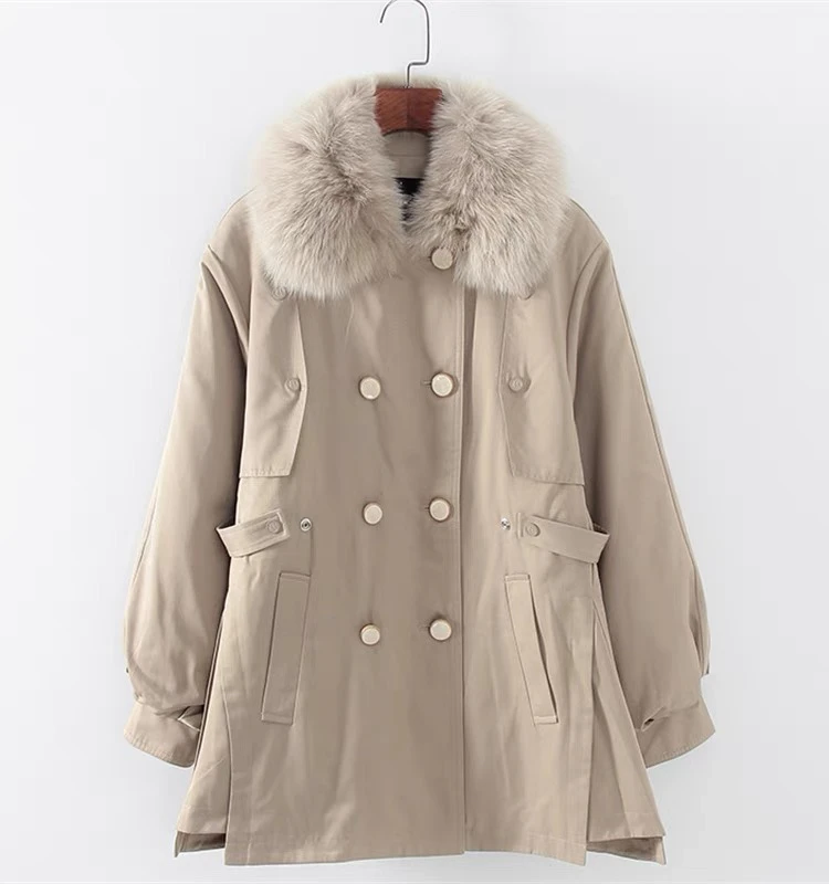 优雅中长款气质外套