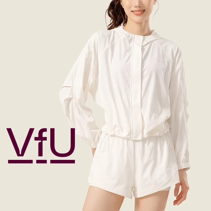 VFU防晒外套女防紫外线运动上衣健身运动跑步瑜伽户外罩衫夏55018
