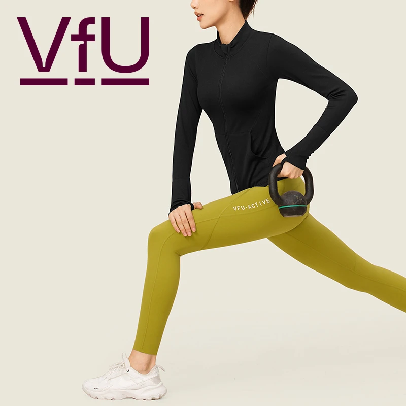 【乐乐乐专属】VFU一体织健身服b长袖上衣运动跑步衣服秋季TC55004