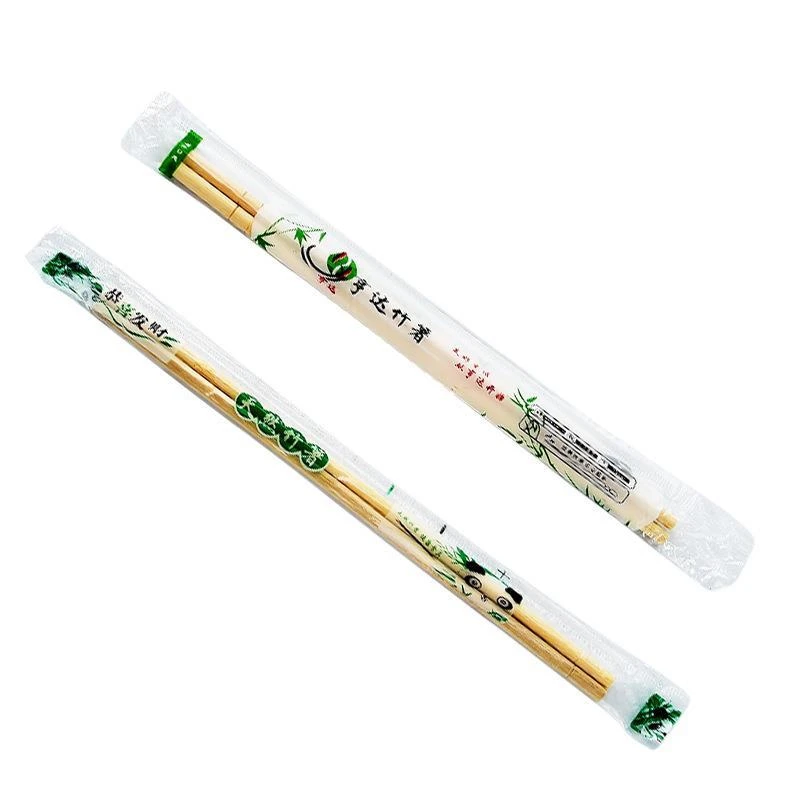 一次性筷子快餐店饭店餐饮外卖烧烤店熊猫竹筷带牙签独立包装